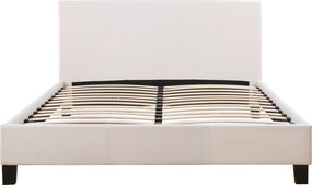 ΚΡΕΒΑΤΙ ΜΕ ΣΤΡΩΜΑ BECCA HM21283.01 ΛΕΥΚΟ PU--ΓΙΑ 150x200εκ