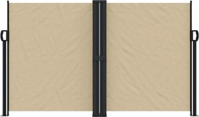 vidaXL Σκίαστρο Πλαϊνό Συρόμενο Μπεζ 140 x 600 εκ.