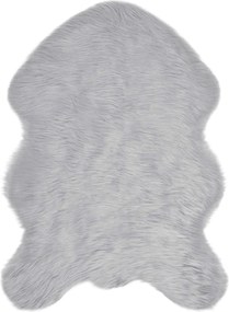 vidaXL Χαλί από τεχνητό πρόβειο δέρμα TAFALLA Γκρι 60 x 90 cm