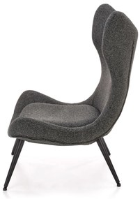 ATLANTIS leisure armchair dark grey/ black DIOMMI V-CH-ATLANTIS-FOT