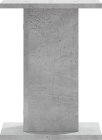 vidaXL Βάσεις Φυτών 2 τεμ. Γκρι Σκυρ. 30x30x40 εκ. Επεξεργασμένο Ξύλο