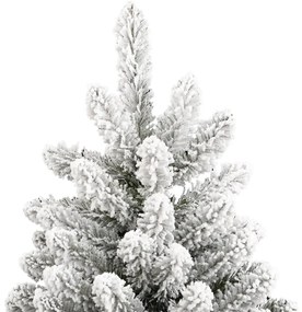 vidaXL Χριστουγεννιάτικο Δέντρο Τεχνητό Αρθρωτό με Χιόνι 210 εκ.