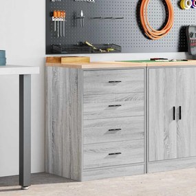 VidaXL ντουλάπι αποθήκευσης γκαράζ 60x51x85 εκ μασίφ ξύλο πεύκο