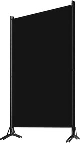vidaXL Διαχωριστικό Δωματίου με 3 Πάνελ Μαύρο 260 x 180 εκ.