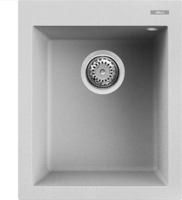 Elleci Quadra 100 - Νεροχύτης Κουζίνας Γρανίτη 41x50 - Aluminium