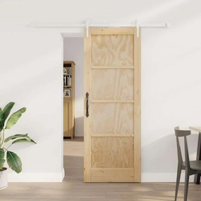 vidaXL Συρόμενη Πόρτα Άλλο ORKDAL Φυσικό και λευκό 73.5 x 198.5 εκ.