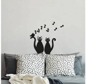 Αφρώδη Αυτοκόλλητα Τοίχου Cats Silhouettes M 54511 Ango-54511-Μαύρο 54511