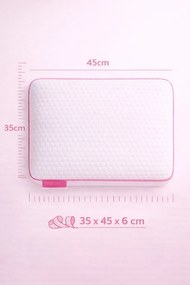 Stewehome Εργονομικό Μαξιλάρι Μωρού για Ύπνο Ροζ 35x45x6 cm
