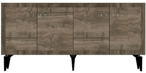 Μπουφές Selen 475OLV2754 150x40x79cm Walnut Μοριοσανίδα, Μελαμίνη