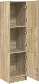 vidaXL Highboard Δρύς Sonoma 31.5 x 32 x 122.5 εκ