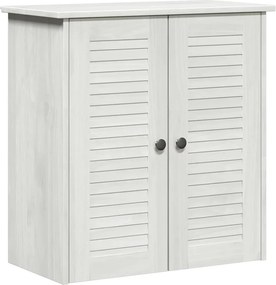 vidaXL Σετ Επίπλων Μπάνιου με ράφι VIGO 2 pcs Λευκό και Αντίκα Λευκό