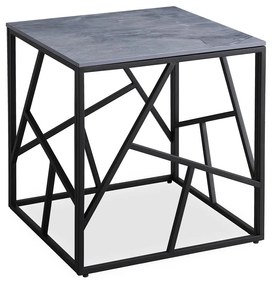 UNIVERSE 2 KWADRAT, coffee table, gray marble / black DIOMMI V-CH-UNIVERSE_2_KWADRAT-LAW