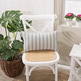 Μαξιλαροθήκη Διακοσμητική Prado 05 Blue Teoran 30X50 Cotton-Polyester