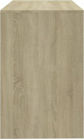 vidaXL Γραφείο Sonoma Δρυς 101x50x76,5 εκ. από Επεξεργασμένο Ξύλο