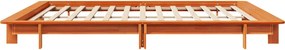 vidaXL Σκελετός Κρεβ. Χωρίς Στρώμα Καφέ Κεριού 180x200 εκ Μασίφ Πεύκο