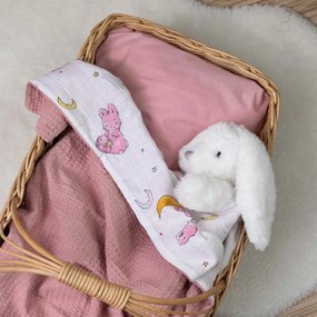 Κουβέρτα Αγκαλιάς Bunny Ροζέ 80 x 110 cm 027401114148