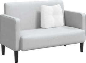 vidaXL Μαξιλάρι Πλάτης Λευκό 45 x 24 x 50 εκ ύφασμα