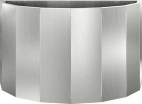 vidaXL Γλάστρα Ασημί 60 x 30 x 35 εκ Επικαλυμμένος Χάλυβας
