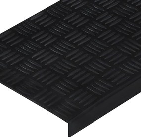 vidaXL Πατάκια Σκάλας 5 τεμ. 25 x 75 εκ. από Καουτσούκ