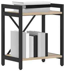 vidaXL Βιβλιοθήκη Sonoma Δρυς 40 x 30 x 48.5 εκ Επεξεργασμένο ξύλο