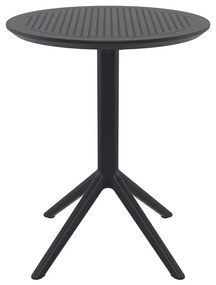 SIESTA SKY BLACK Φ60X74εκ. ΤΡΑΠΕΖΙ ΠΤΥΣ/ΝΟ ΠΟΛ/ΝΙΟΥ Φ60Χ74εκ.20.0727