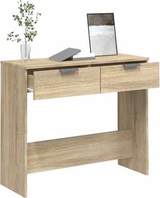 vidaXL Τραπέζι Κονσόλα Sonoma Δρυς 90x36x75 εκ. Επεξεργασμένο Ξύλο