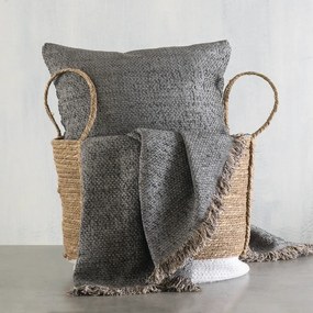 Ριχτάρι Rowen Grey Ρυθμός Τριθέσιο 180x280cm Chenille,Βαμβάκι,Polyester