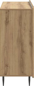 vidaXL Πλαϊνό γραφείο Artisan Δρυς 89 x 34,5 x 82 εκ.