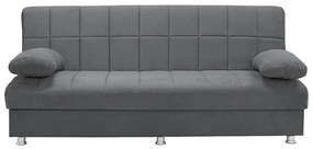 Καναπές Κρεβάτι Τριθέσιος ArteLibre LAURA II Γκρι 190x84x86cm