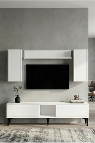 Stewehome Σετ έπιπλο τηλεόρασης με ράφι 150x30x41 cm