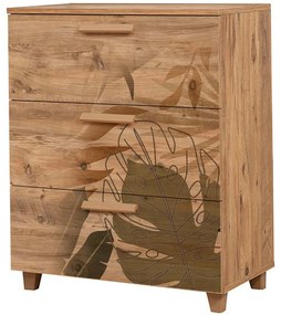 Συρταριέρα Leva Gravis Forest 869VEL3479 80x43x95cm Multi