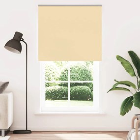 vidaXL Roller Blind Blackout Μπεζ 140x230 cm Πλάτος υφάσματος 136,6cm