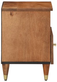 vidaXL Κομοδίνα 2 τεμ. 40 x 33 x 46 εκ. από Μασίφ Ξύλο Μάνγκο