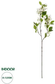 Artificial Garden WHITE JASMINE BRANCH 21145 Τεχνητό Διακοσμητικό Κλαδί Λευκό Γιασεμί Y80cm Globostar-21145-Λευκό 21145