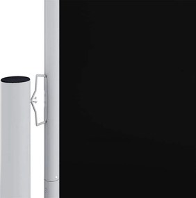 vidaXL Σκίαστρο Πλαϊνό Συρόμενο Μαύρο 220 x 1000 εκ.