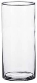 Βάζο Γυάλινο Carly 02.1041802 9x15cm Clear Glass