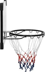 vidaXL Ταμπλό Μπασκέτας Διάφανο 71x45x2,5 εκ. Πολυανθρακικό