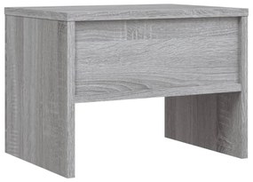vidaXL Κομοδίνο Γκρι Sonoma 40x30x30 εκ. από Επεξεργασμένο Ξύλο