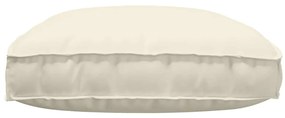 vidaXL Μαξιλάρι παλέτας για κάθισμα Κρεμ 120 x 80 x 12 cm