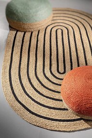 ΧΑΛΙ ΔΩΜΑΤΙΟΥ OVAL 140x210cm GUY LAROCHE - MAYA NATURAL
