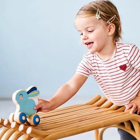 Ξύλινο Παιχνίδι Τρεχαλίτσα Petit Monkey Κουνελάκι PTM-PMWT002