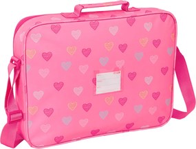 Σχολική Τσάντα Benetton Heart Ροζ 38 x 28 x 6 cm