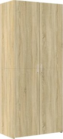 vidaXL Ντουλάπι Sonoma Δρυς 80x42,5x185 εκ. από Επεξεργασμένο Ξύλο