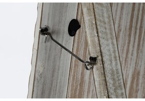 Μόνιμος καθρέφτης DKD Home Decor Λευκό Ξύλο από Μάνγκο Ξύλο MDF Cottage (51 x 6 x 182 cm)