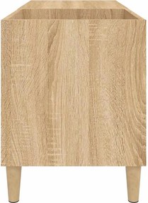 vidaXL Δισκοθήκη Sonoma Δρυς 84,5 x 38 x 48 εκ. από Επεξεργασμένο Ξύλο