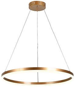 Φωτιστικό Οροφής 6095-C Led Dimmable Φ60cm 4500Lm 45W 3CCT Gold Inlight