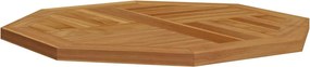 vidaXL Επιφάνεια Τραπεζιού Οκτάγωνη 60x60x2,5 εκ. Μασίφ Ξύλο Teak