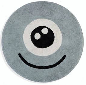 Χαλάκι Παιδικό Monstermania Grey Nef-Nef 100X100cm Round Cotton