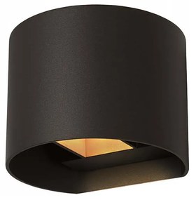 Φωτιστικό Επίτοιχο Lucide 69201-06-30 AXI Μαύρο Ματ (Black Mat) 2700 K