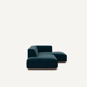 Γωνιακός δεξιός καναπές με βελούδινη ταπετσαρία, Jacopo